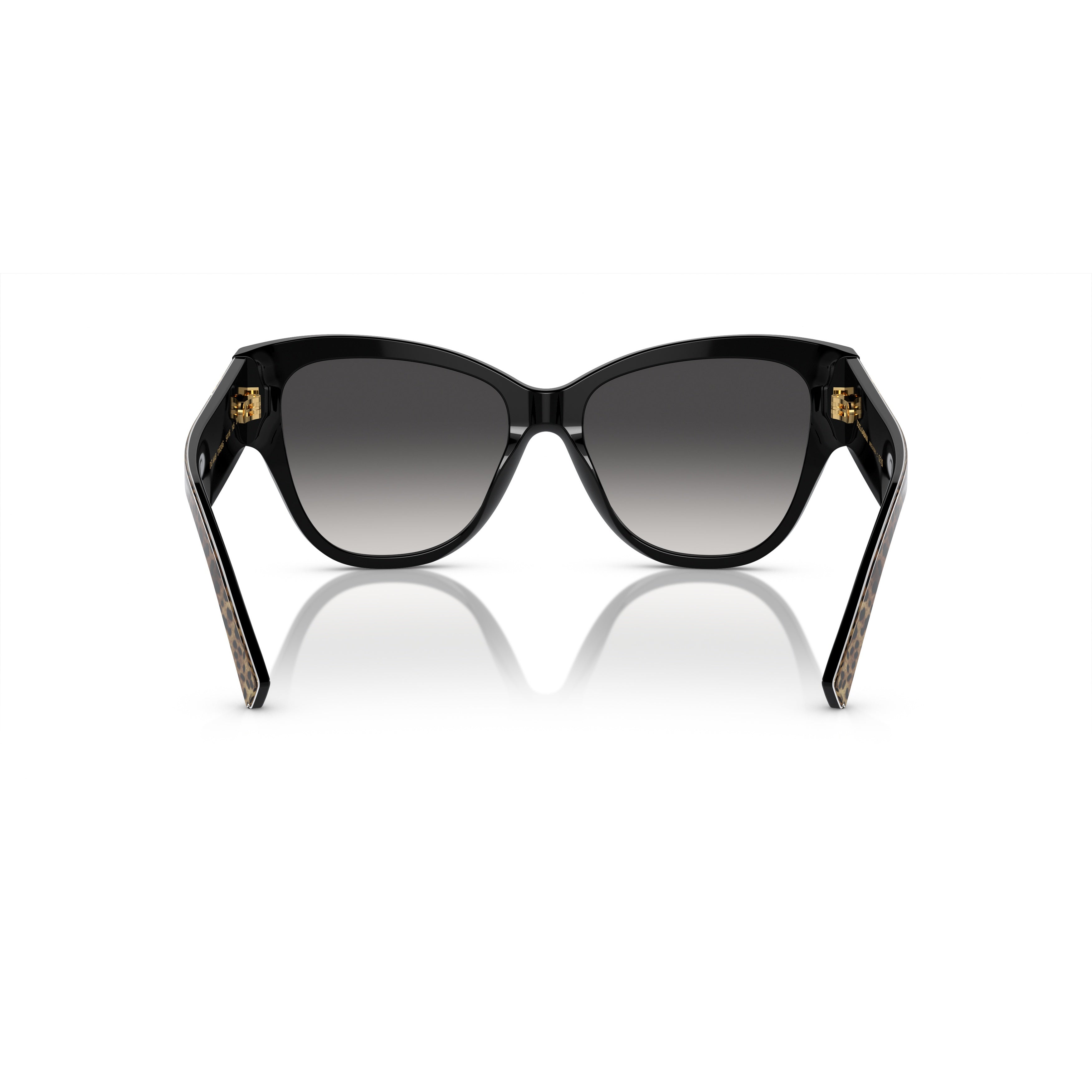 0dg4449 Leopard Print Cat-Eye Sunglasses