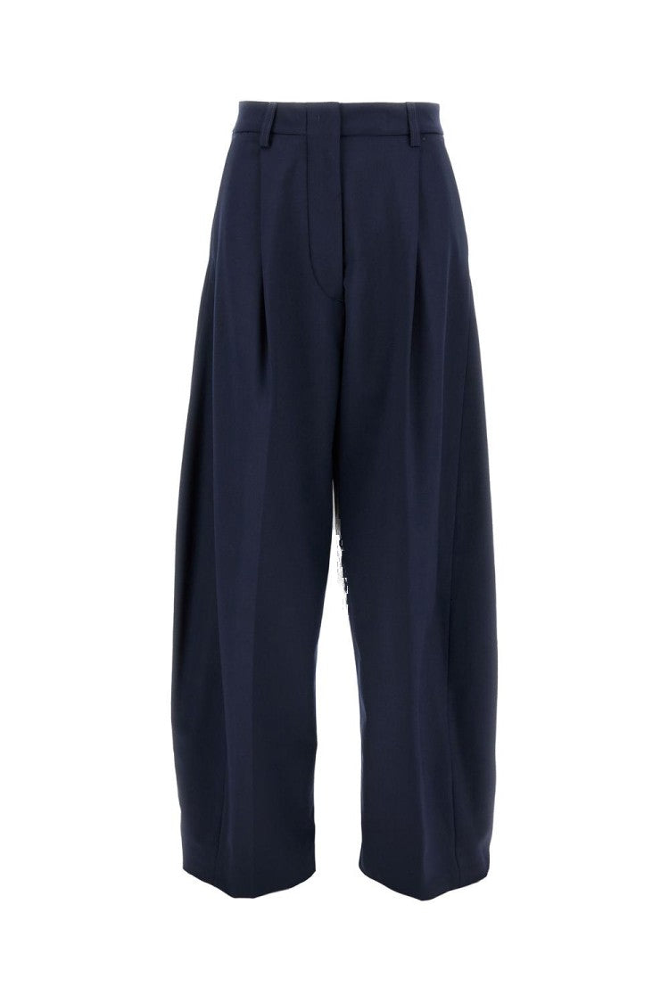 Wide Trousers With Side Pockets