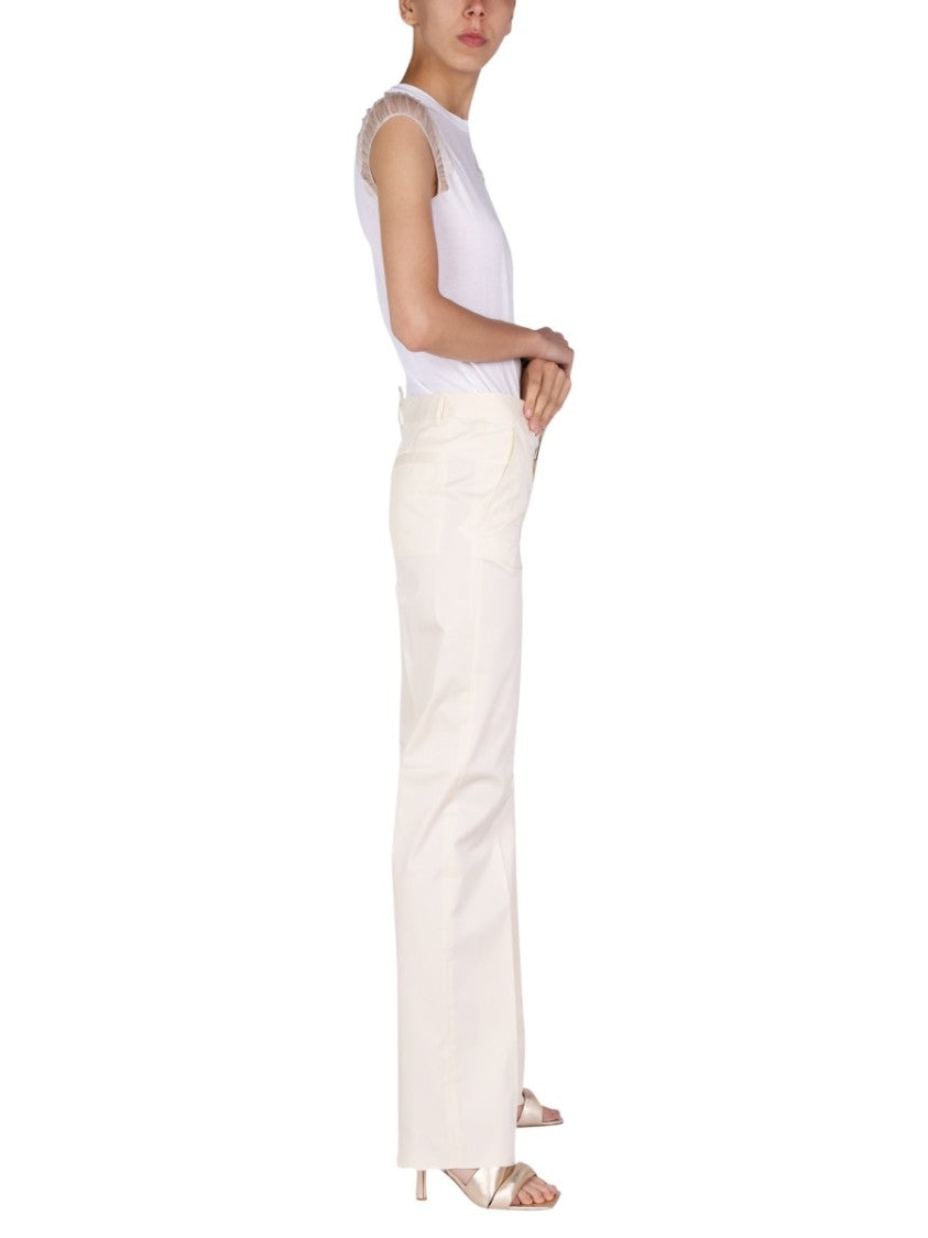 Tailored Straight Leg Pants With Hook