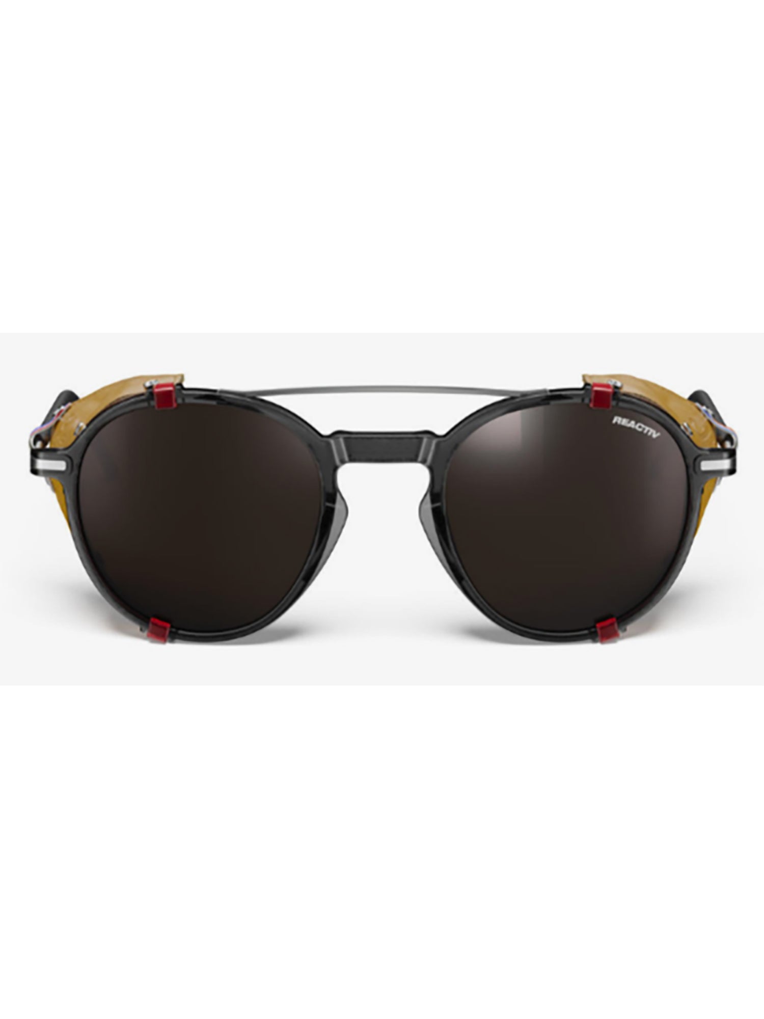 Oval Lens Sunglasses with Double Bridge Design