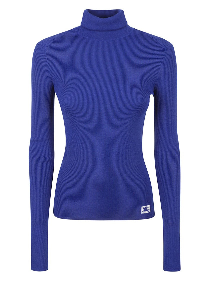 Fitted High Neck Sweater