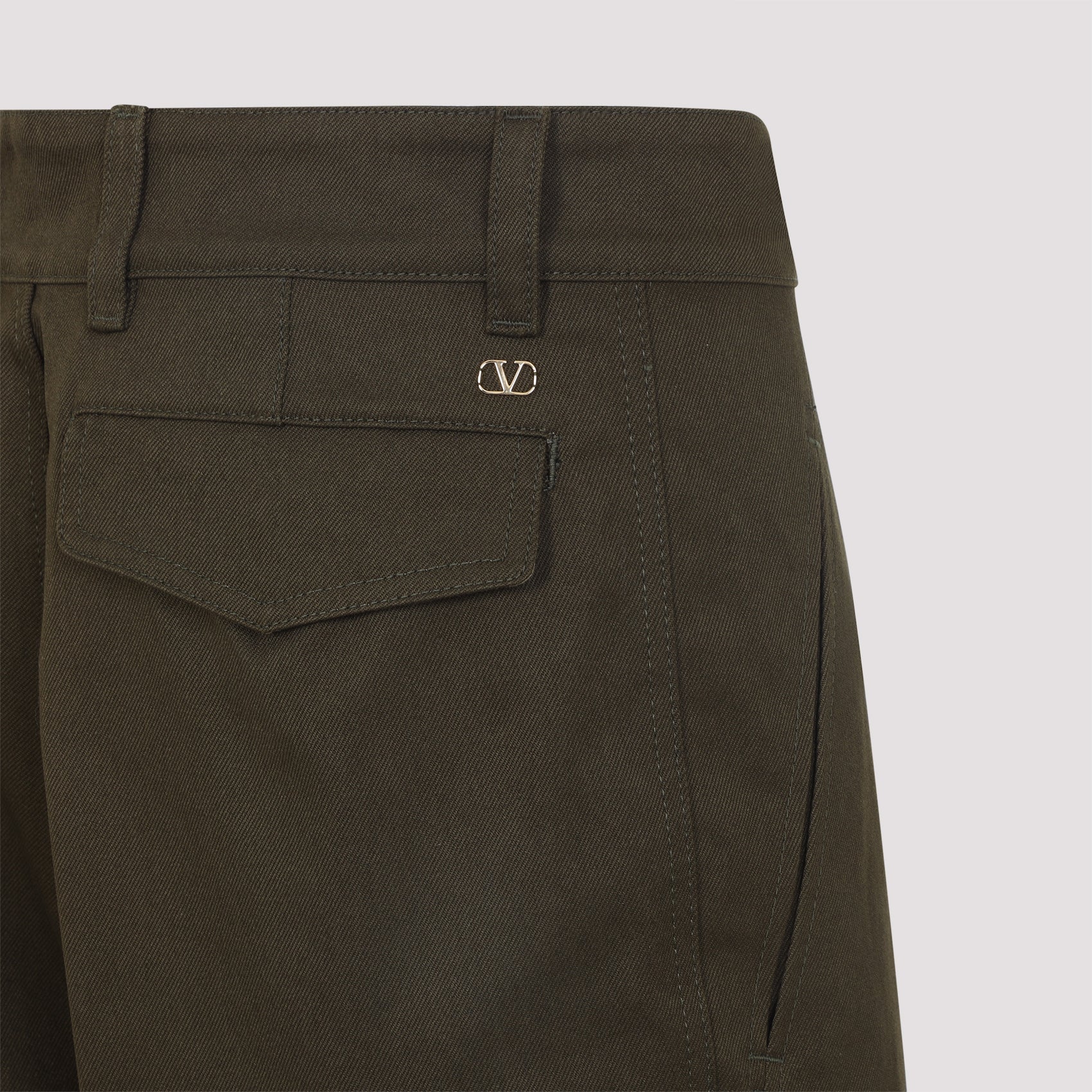 Straight-Leg Casual Pants With Cargo Pockets