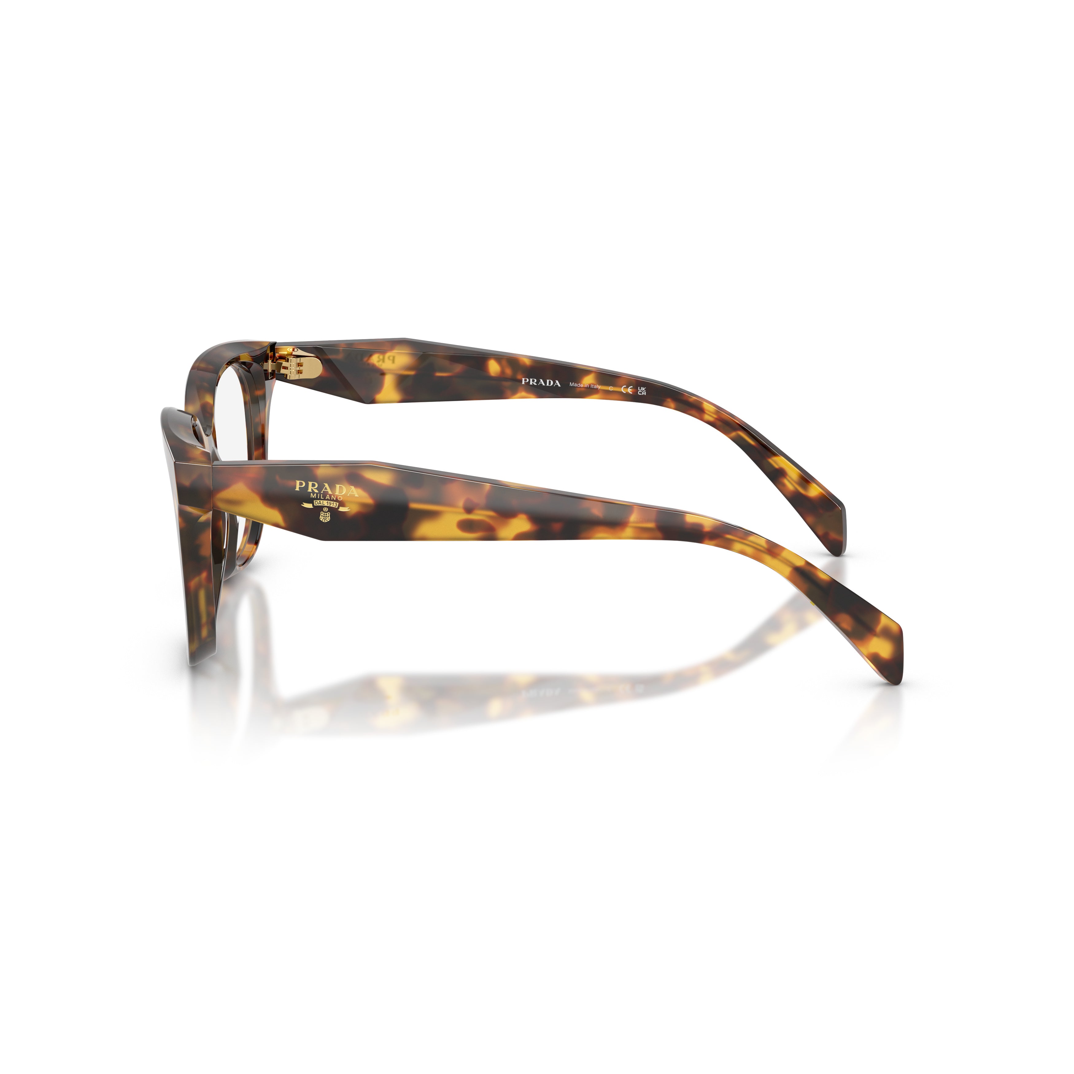 0pr C11v Classic Tortoiseshell Square Frame Eyeglasses