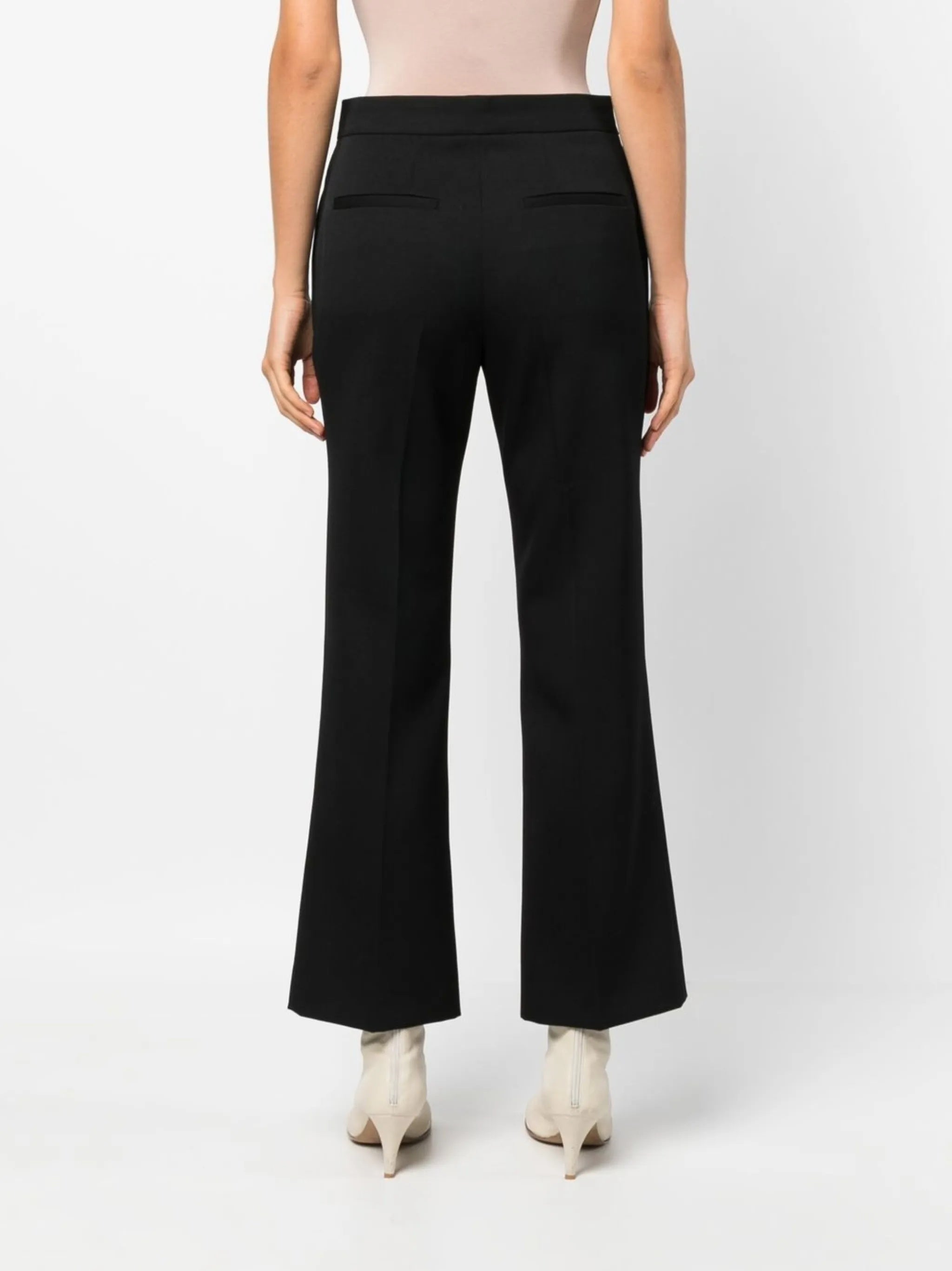 Black Trouser 01 Tailored Bootcut Trousers