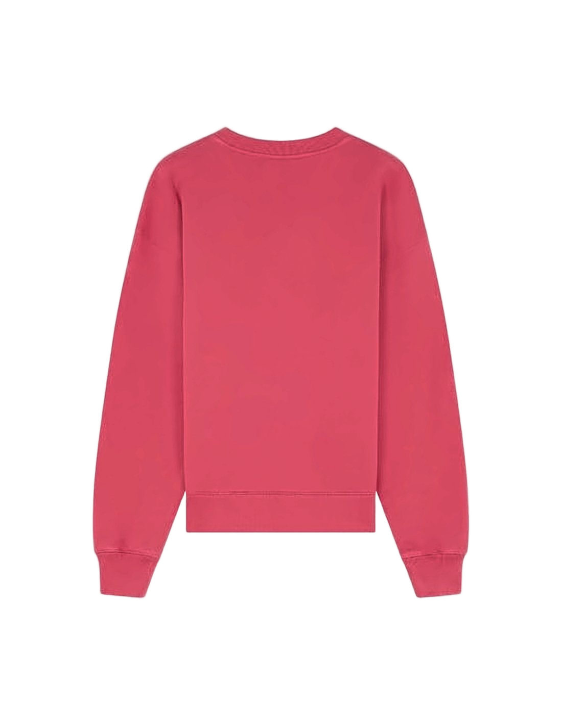 Pink Long-Sleeve Shirt with Embroidered Logo