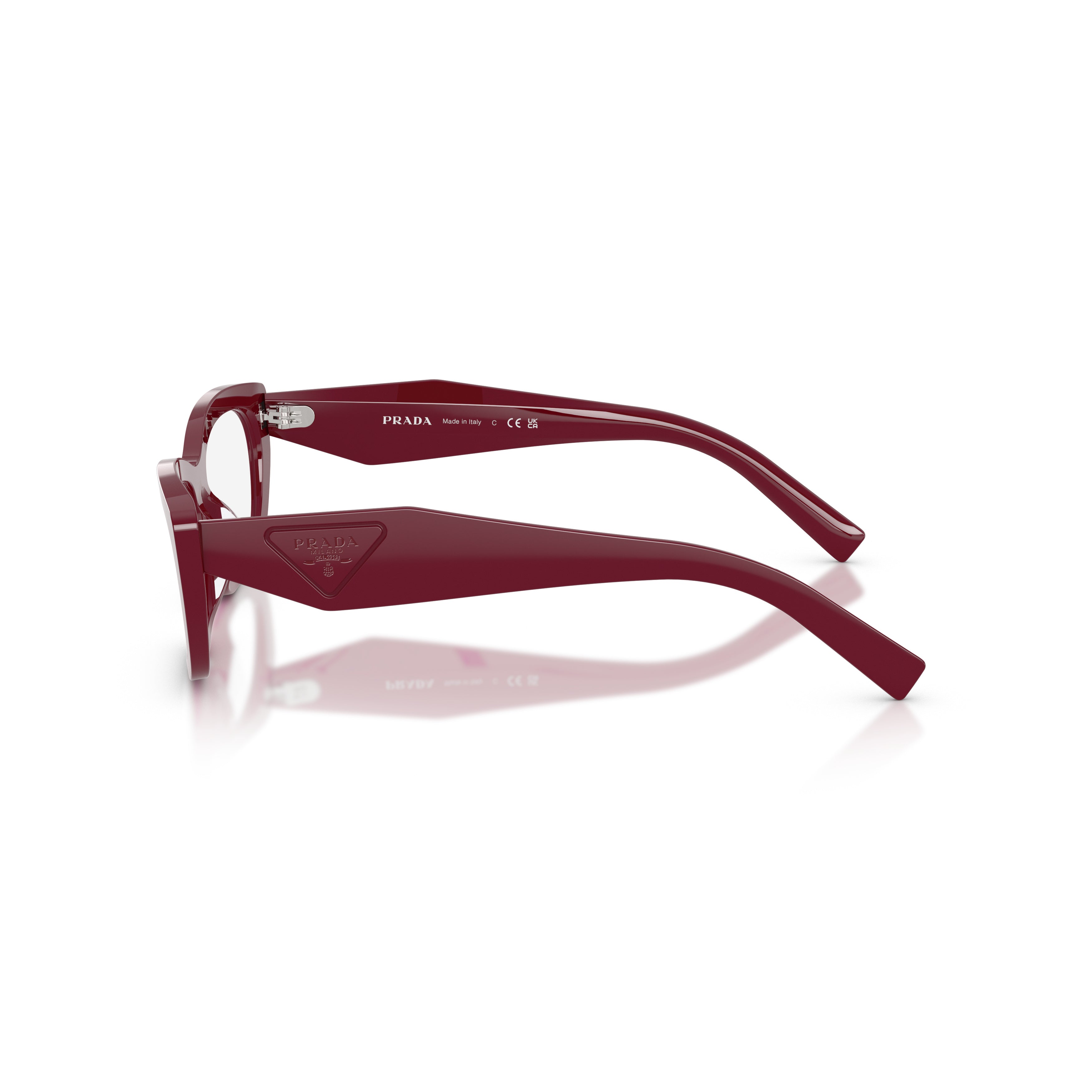 0pr D09v Wide Acetate Rectangular Eyeglasses