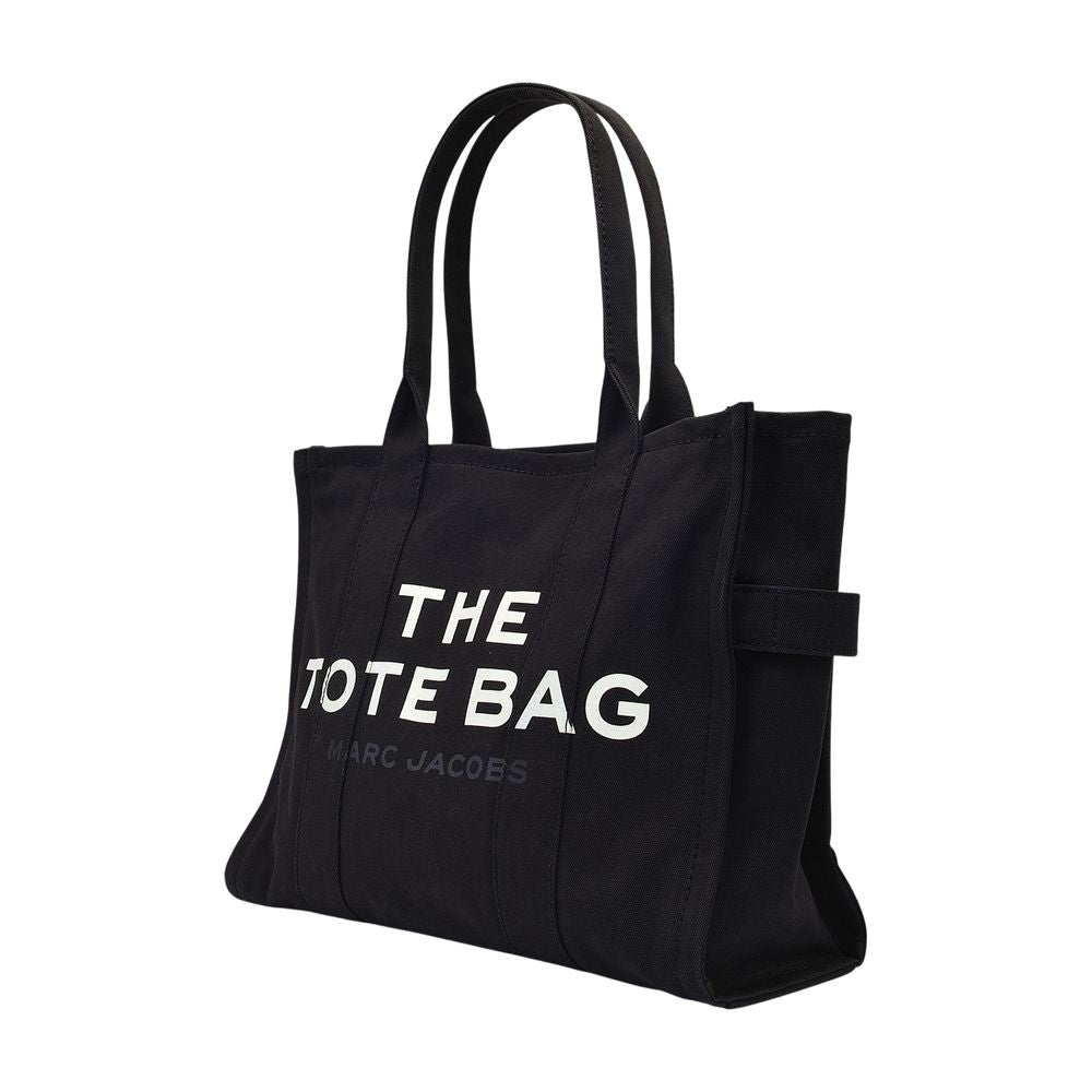 The Large Tote Bag - Black - Cotton