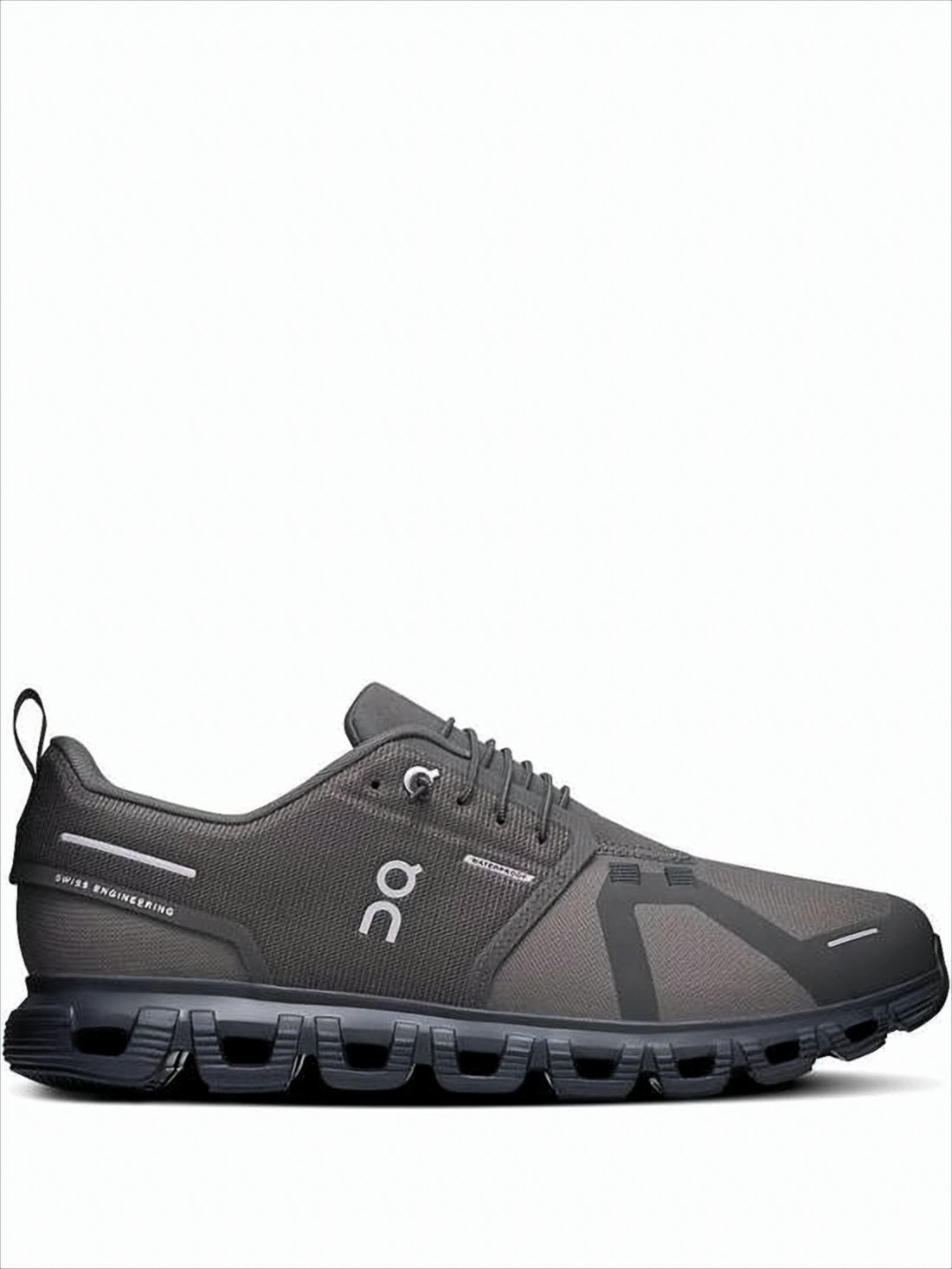 Breathable Black Sneakers with TPU Overlays