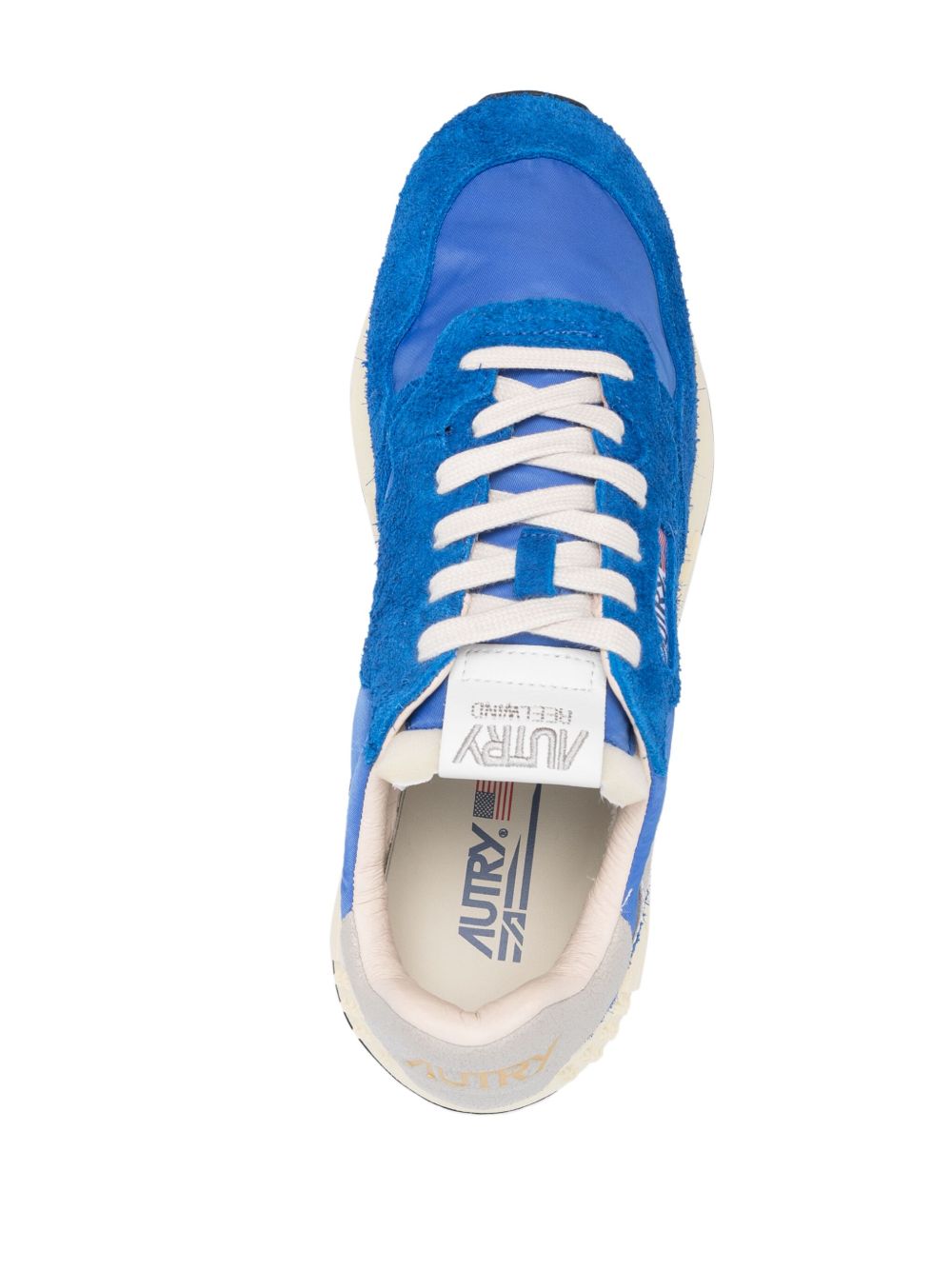 Panelled Suede Sneakers with Contrasting Details