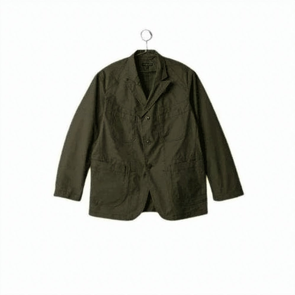 Structured Casual Jacket with Notched Lapel