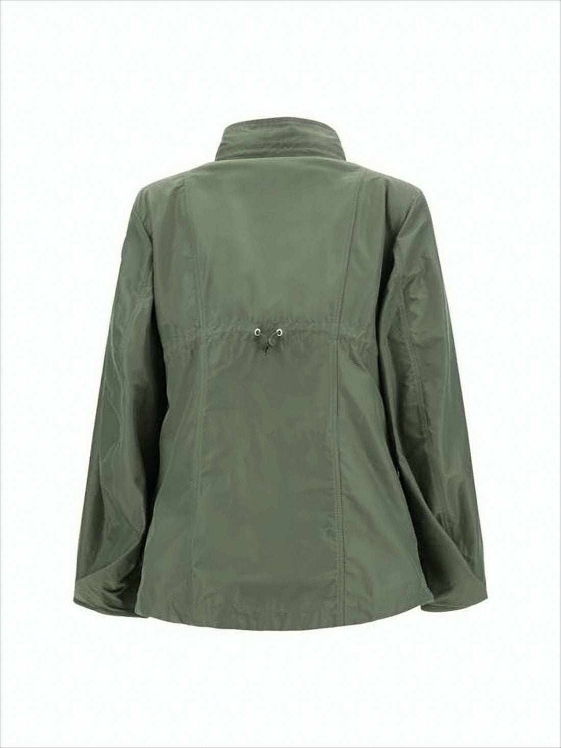 Structured Olive Green Jacket with Tailored Fit