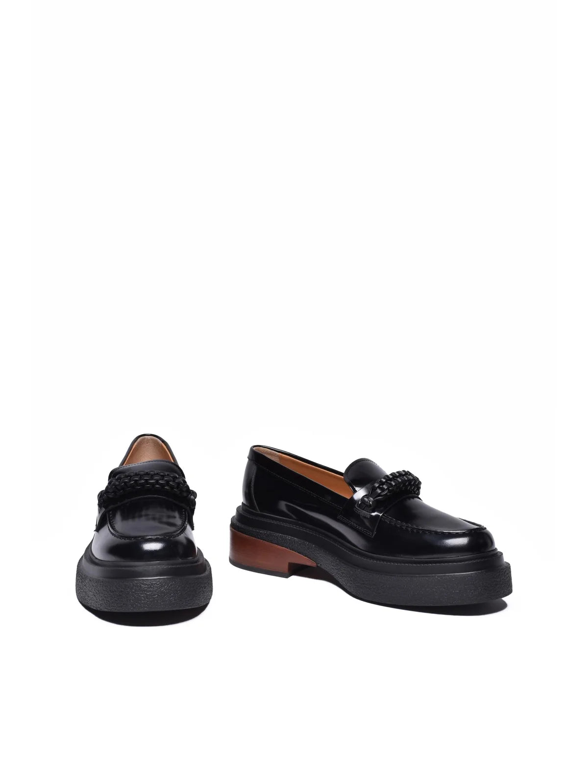 Heeled Loafer - Black