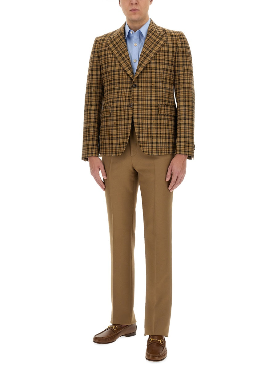 Tailored Jacket with Double G Monogram