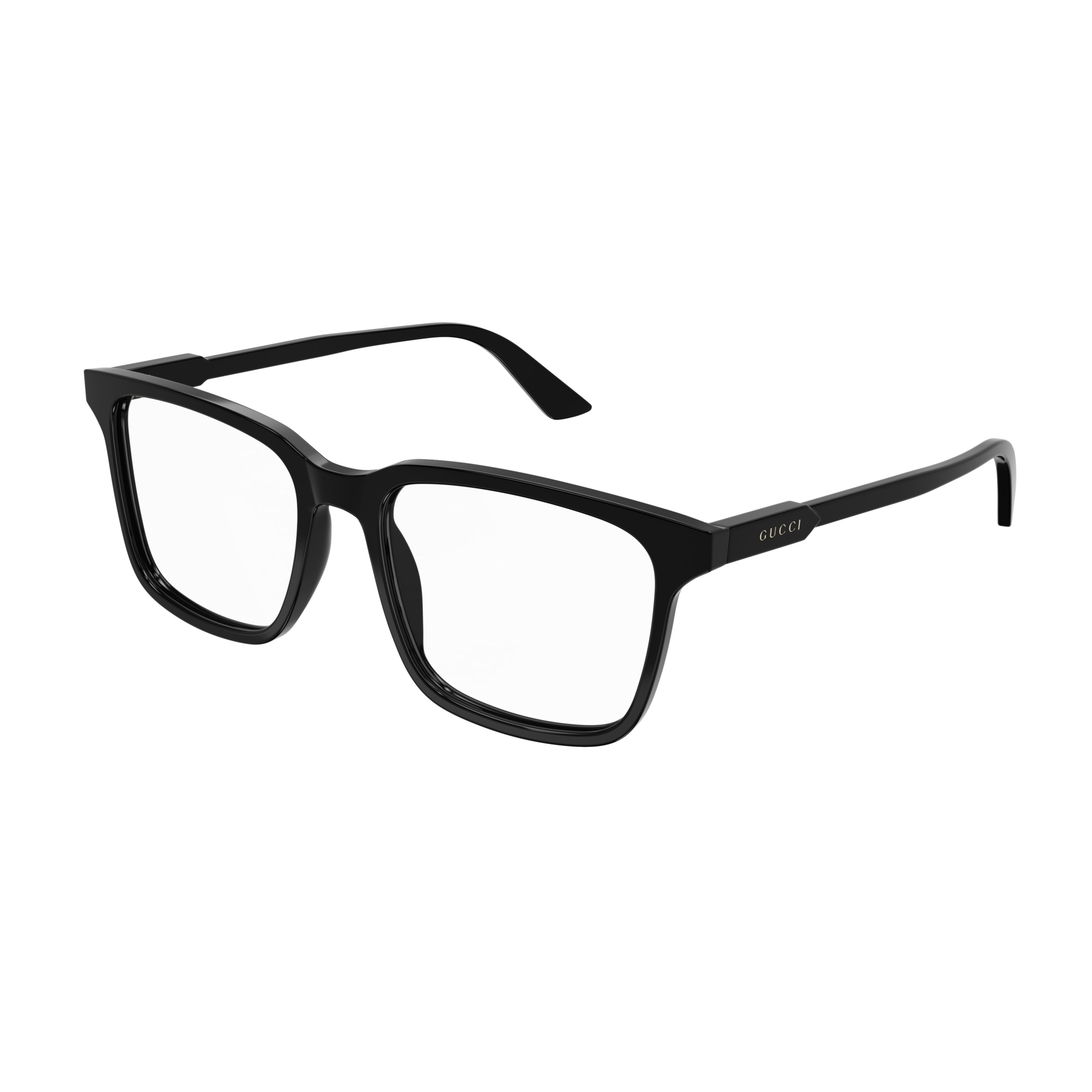 Gg1120o Rectangular Black Acetate Eyeglasses