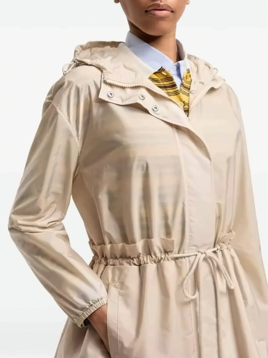 Lightweight Drawstring Waist Moncler Jacket