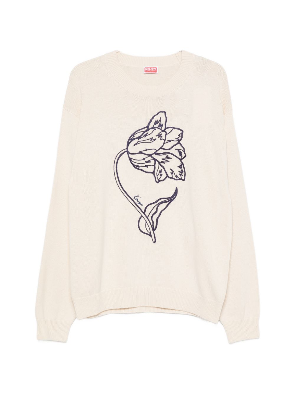 V-Neck Long Sleeve Knit Sweater