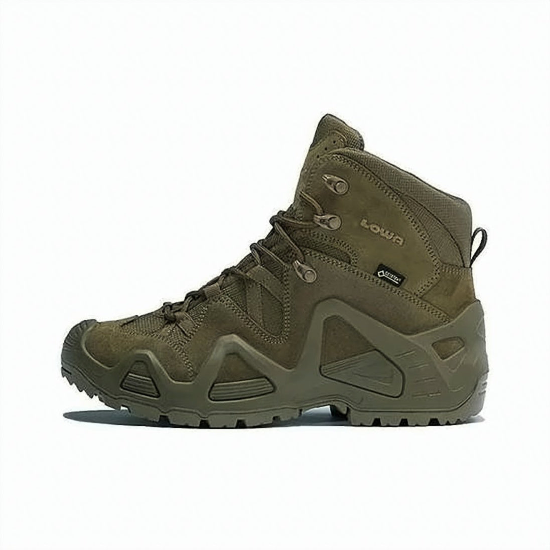 Rugged High-Top Sneakers with Suede Upper
