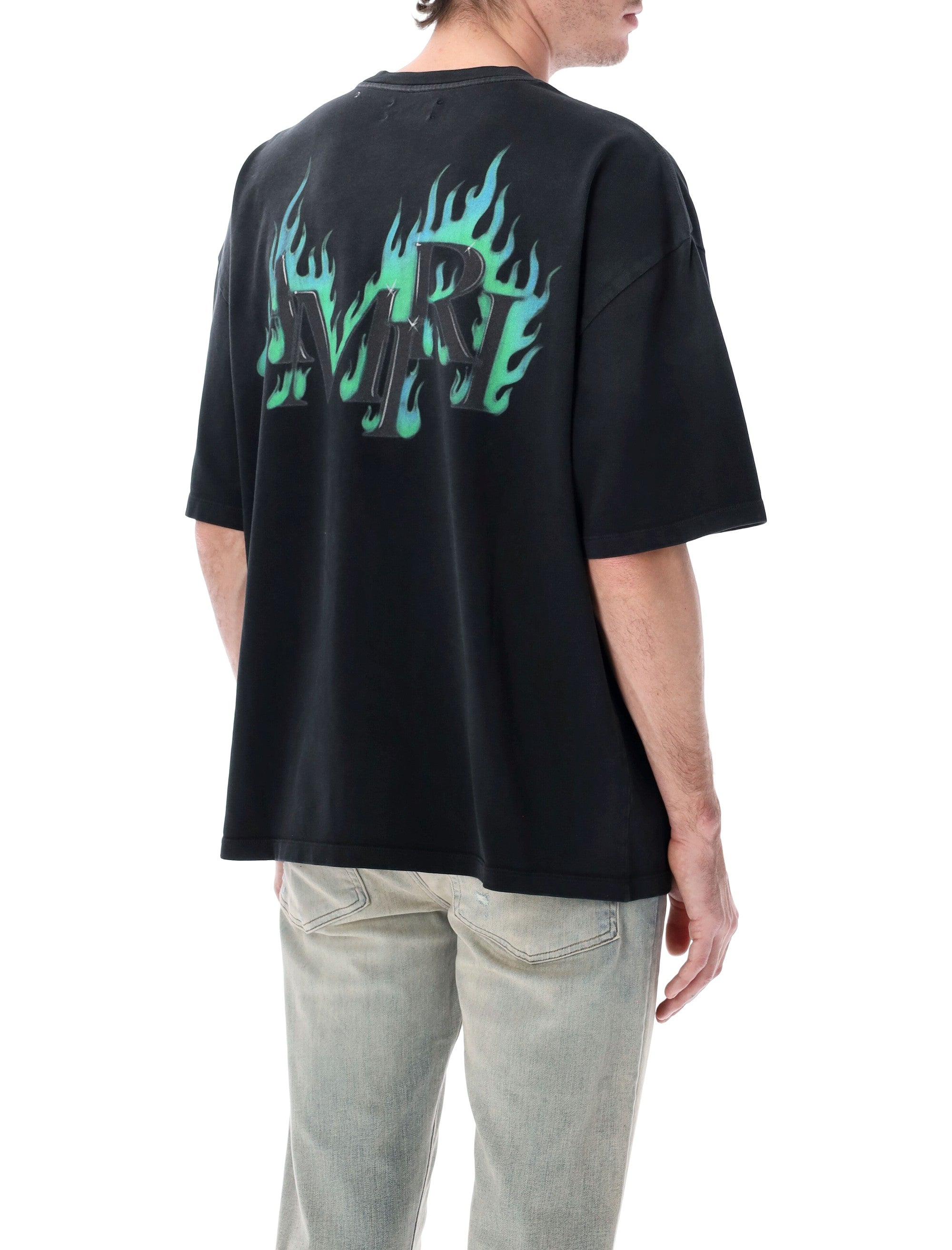 Crystal Flames Oversized Tee
