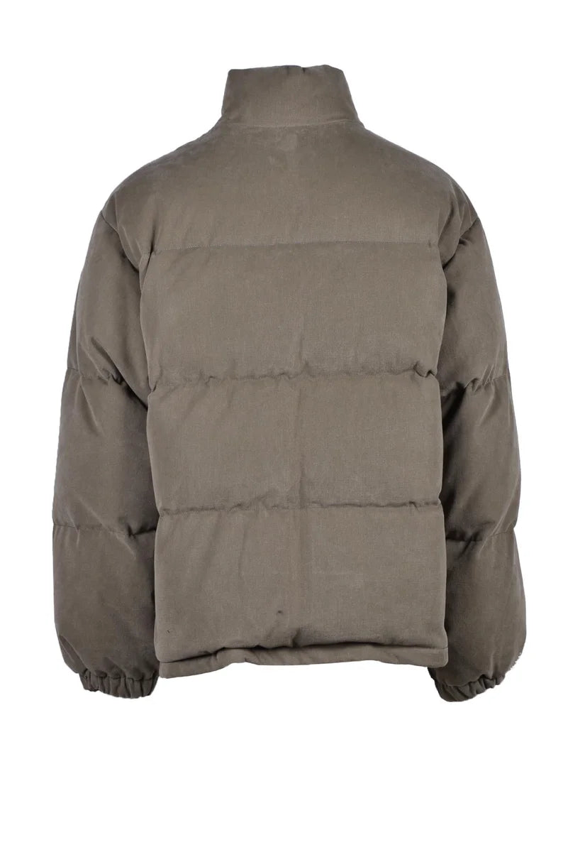 Vintage Canvas Down Jacket - Khaki