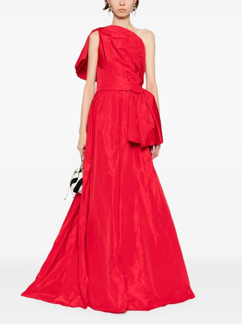 Aqua Sky Taffeta Evening Dress