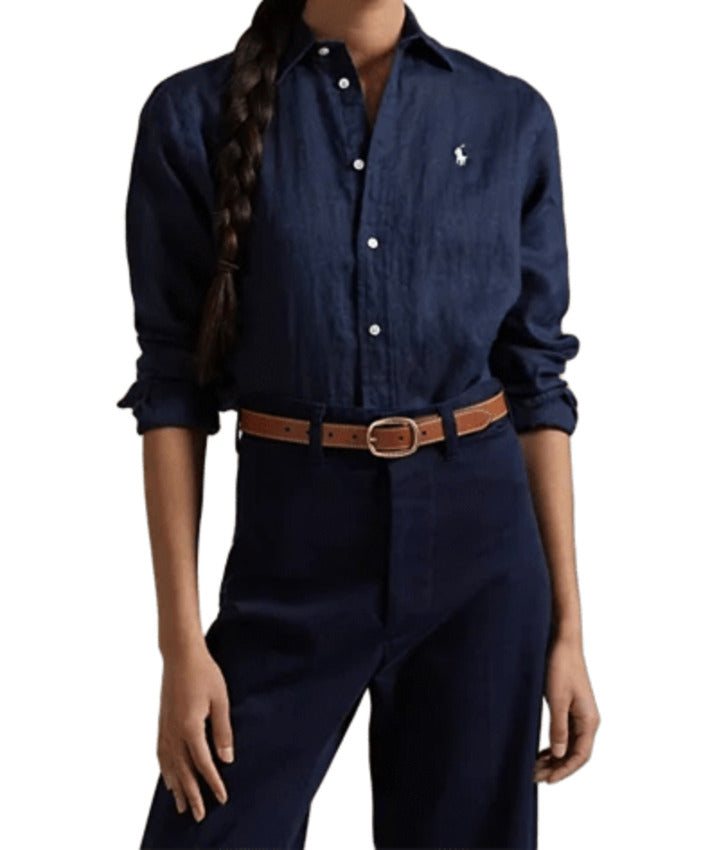 Linen Logo Shirt