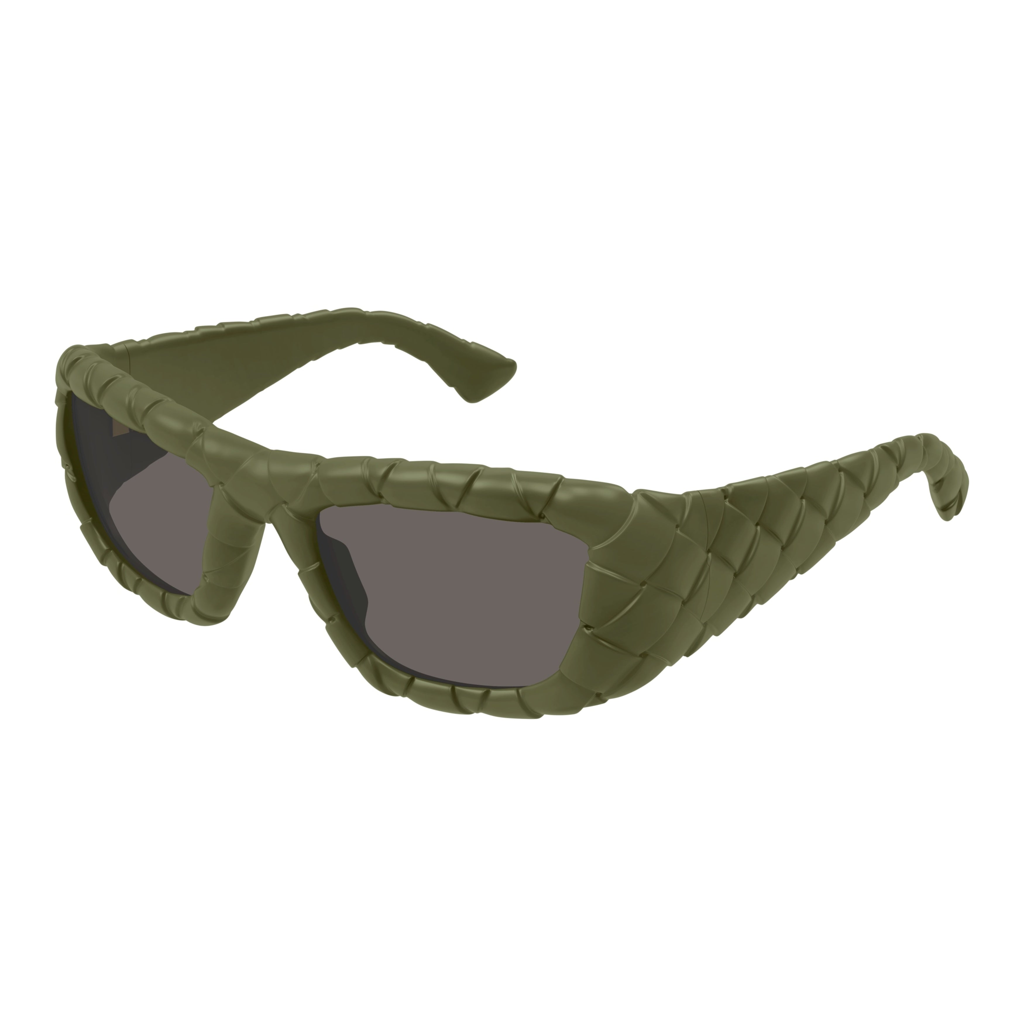 Bv1303s Oversized Textured Rectangle Sunglasses