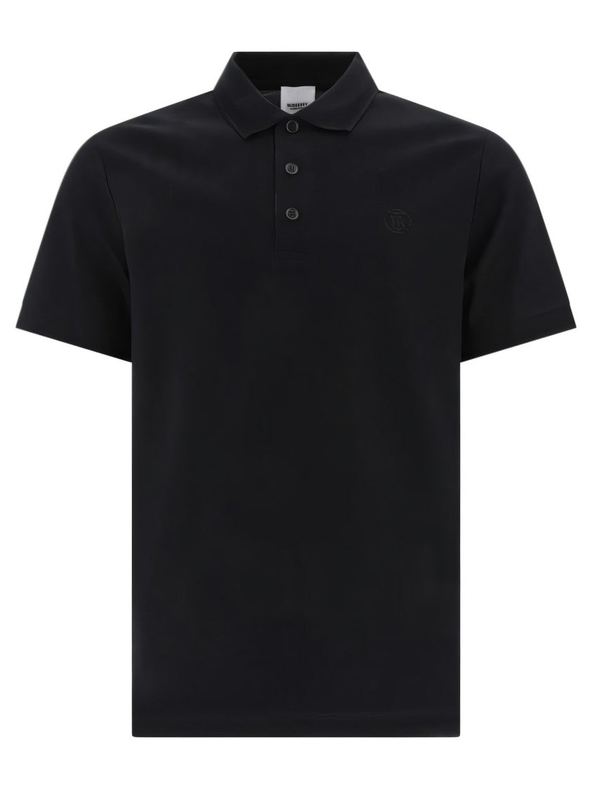 Classic Collared Polo Shirt with Subtle Logo Detail