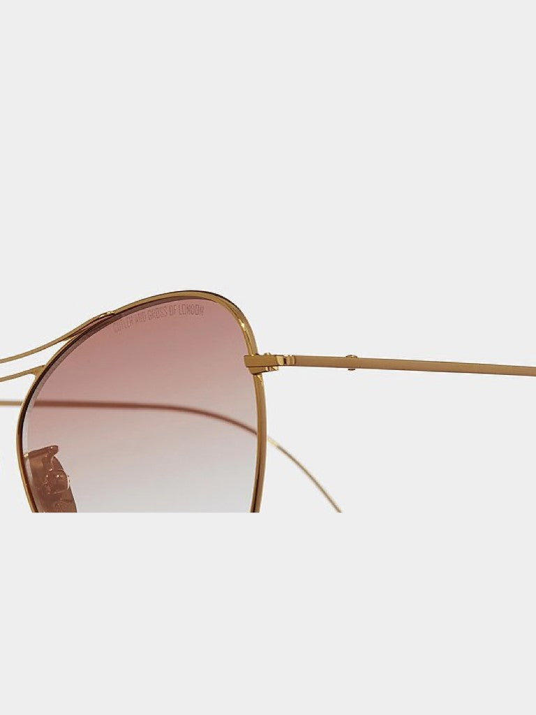 Cat-Eye Metallic Optical Frames with Double Bridge Design
