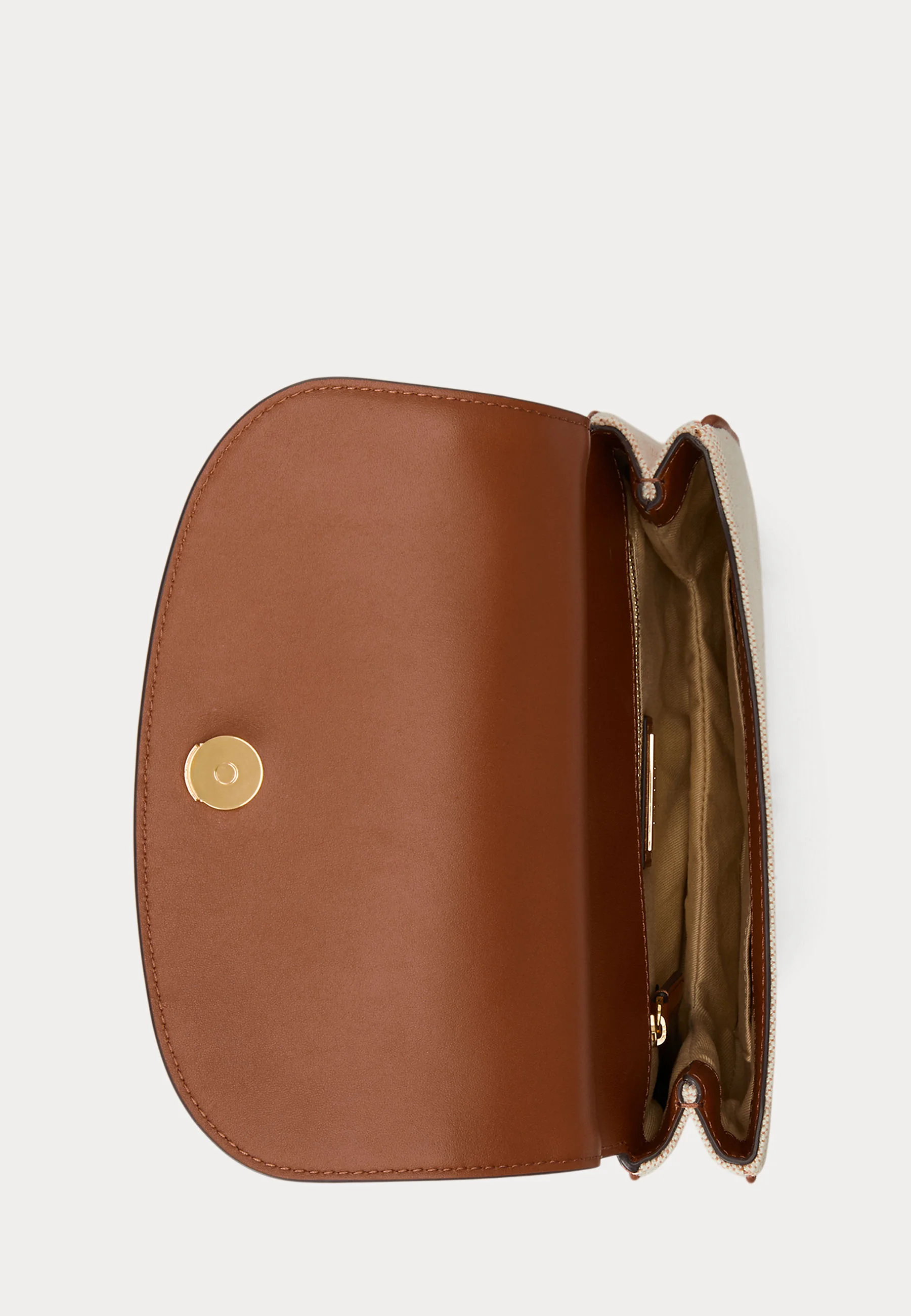 Structured Rectangular Shoulder Bag with Textured Fabric