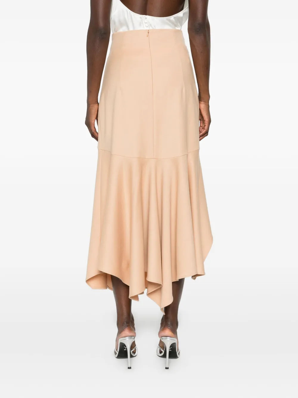 Flowing Silhouette Skirt with Soft Drape