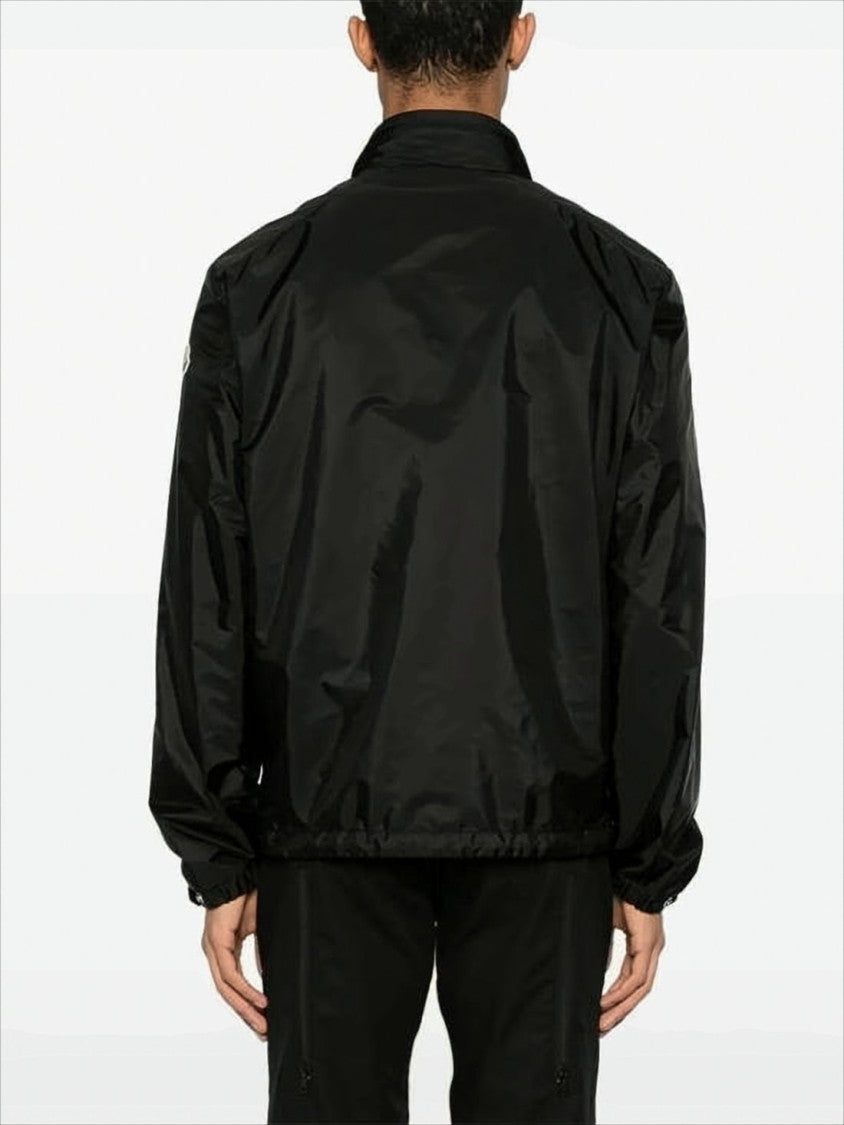 High Collar Black Polyamidejacket