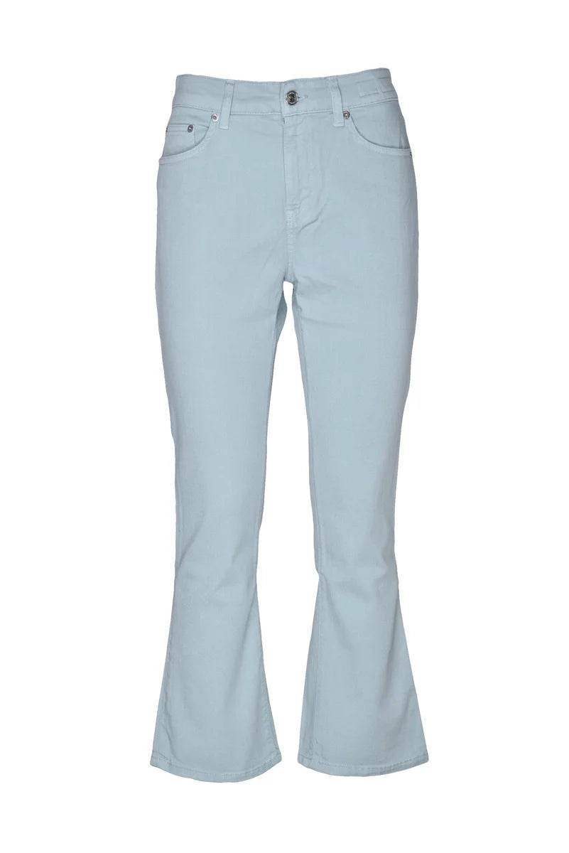 Flared Aquamarine Jeans