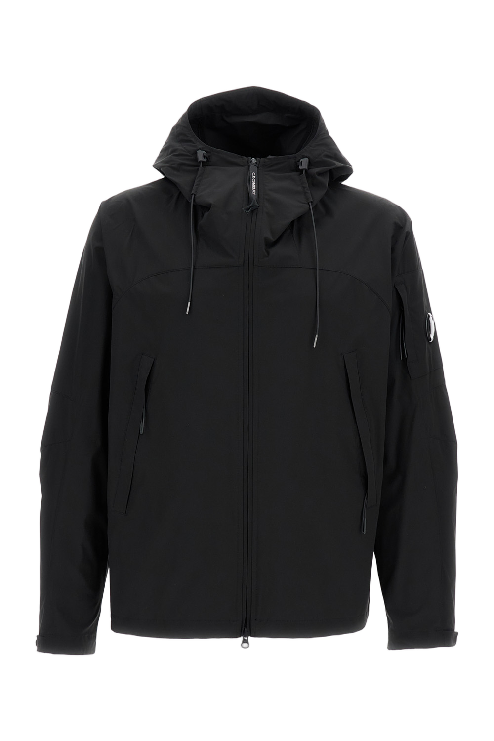 Minimalist Black Jacket with High Collar