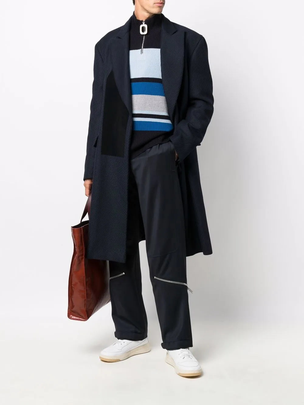 Straight Cut Neutrals Pants With Minimal Detailing