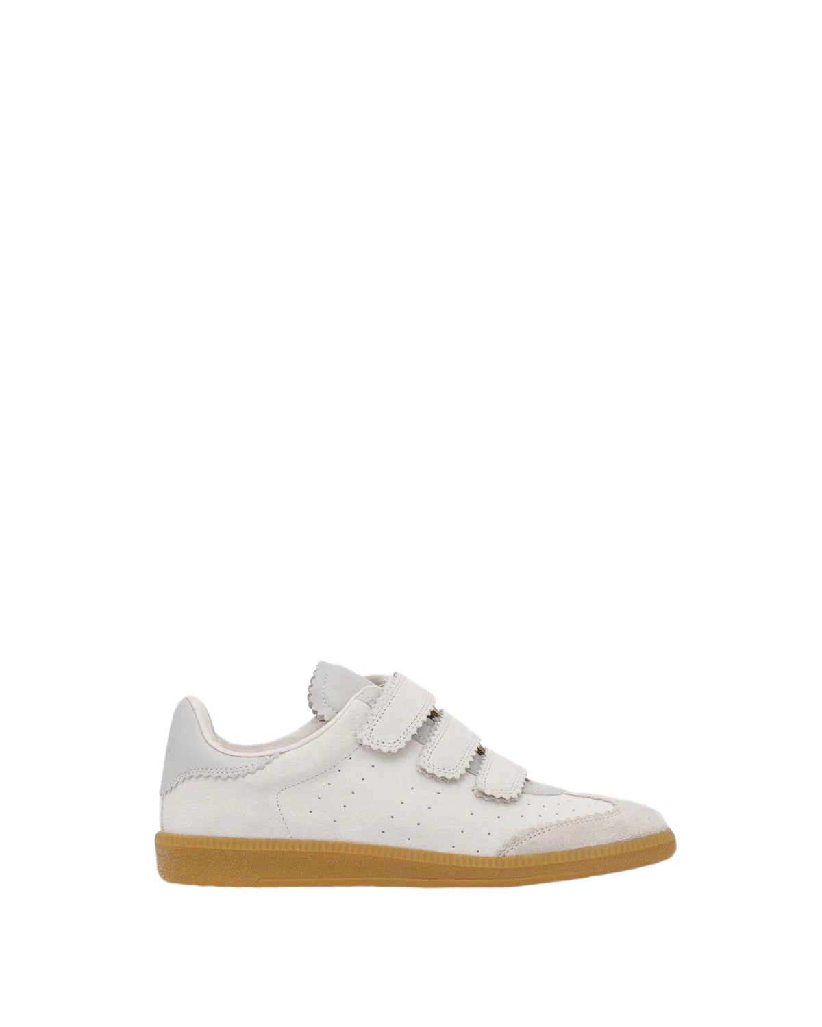 Low-Top Sneakers with Minimalist Design and Velcro Straps