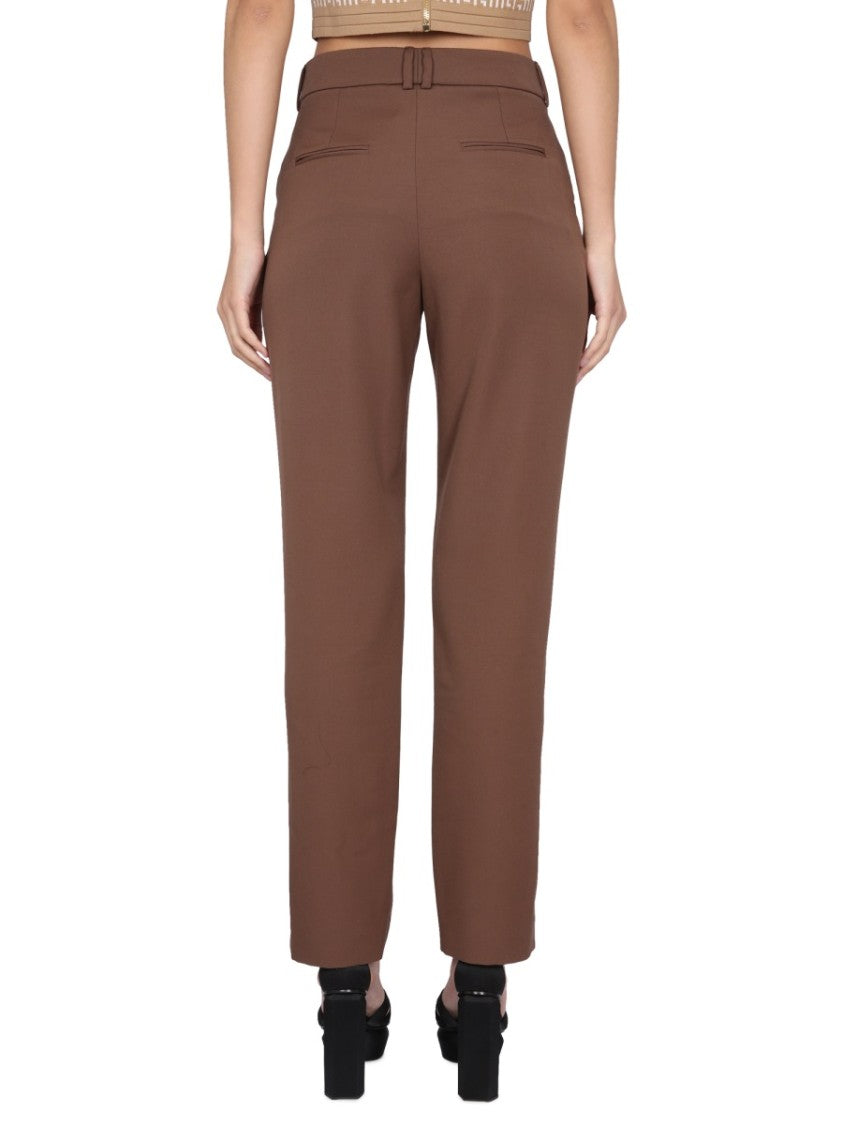 Tailored Brown Wool Pants