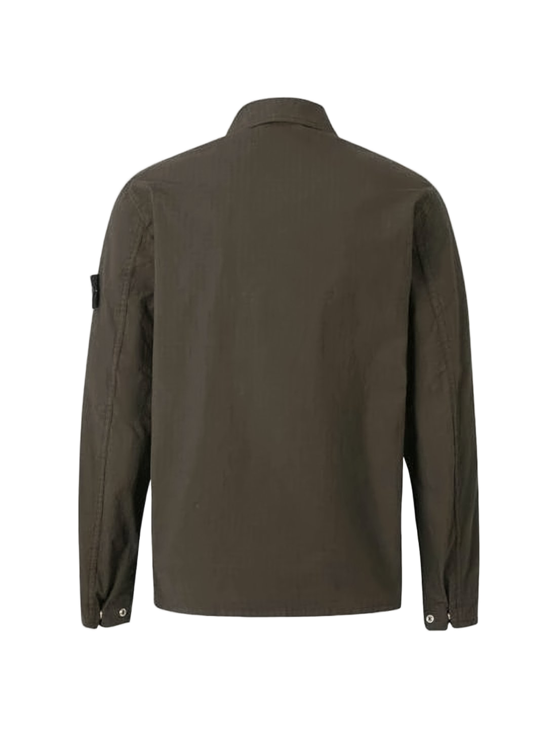 Structured Brown Jacket with Distinctive Logo Detail