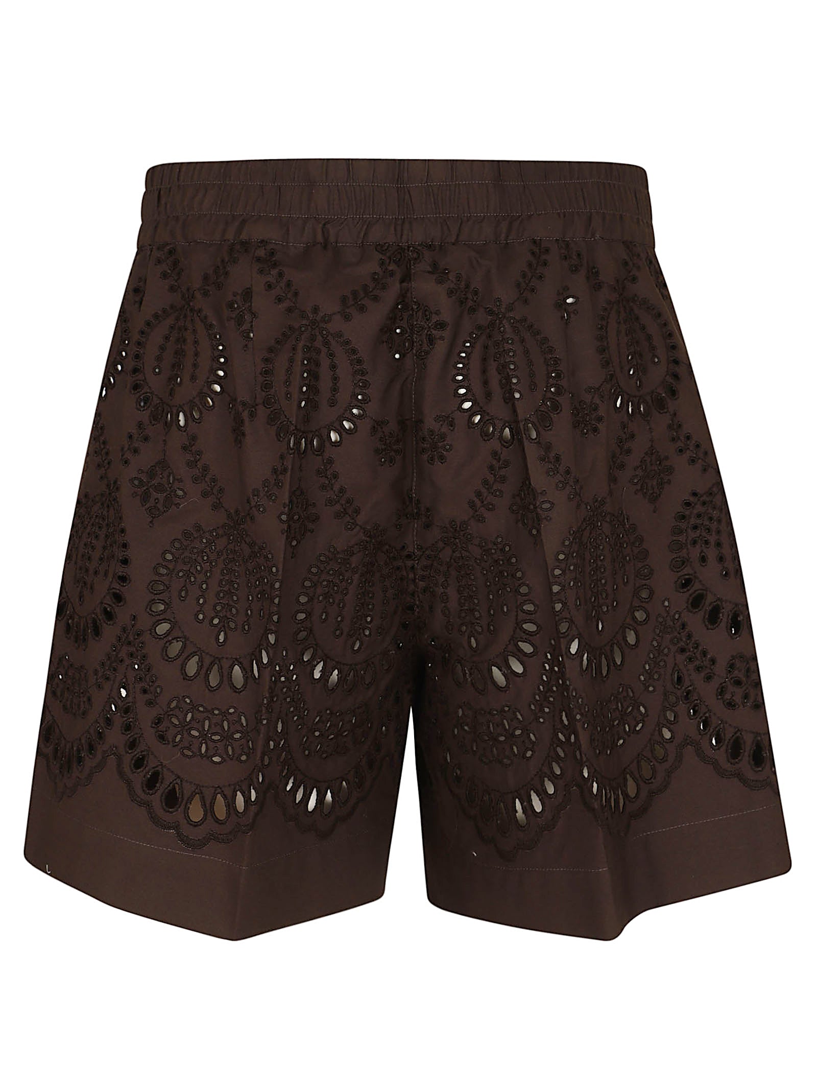 Wide-Leg Bermuda Shorts