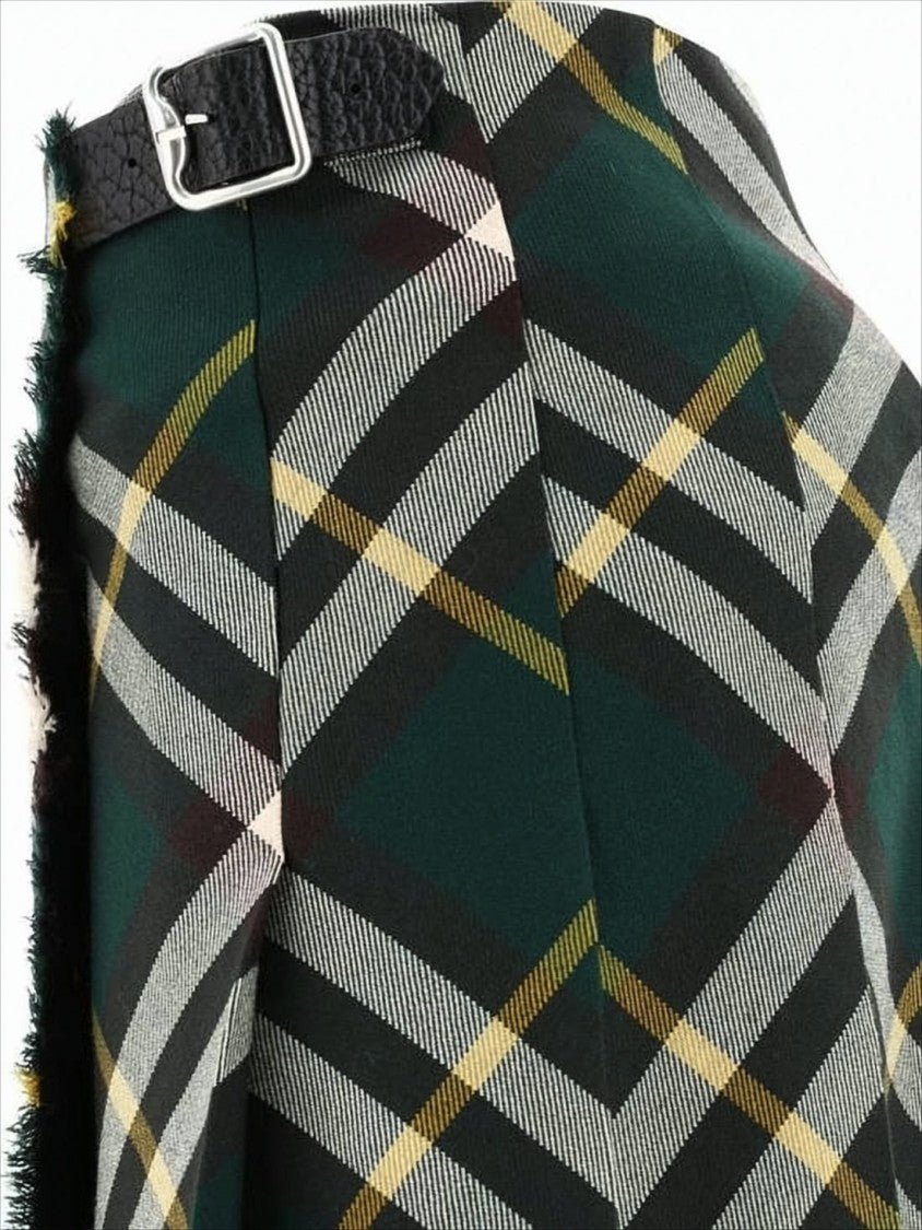 Tartan Plaid Midi Skirt