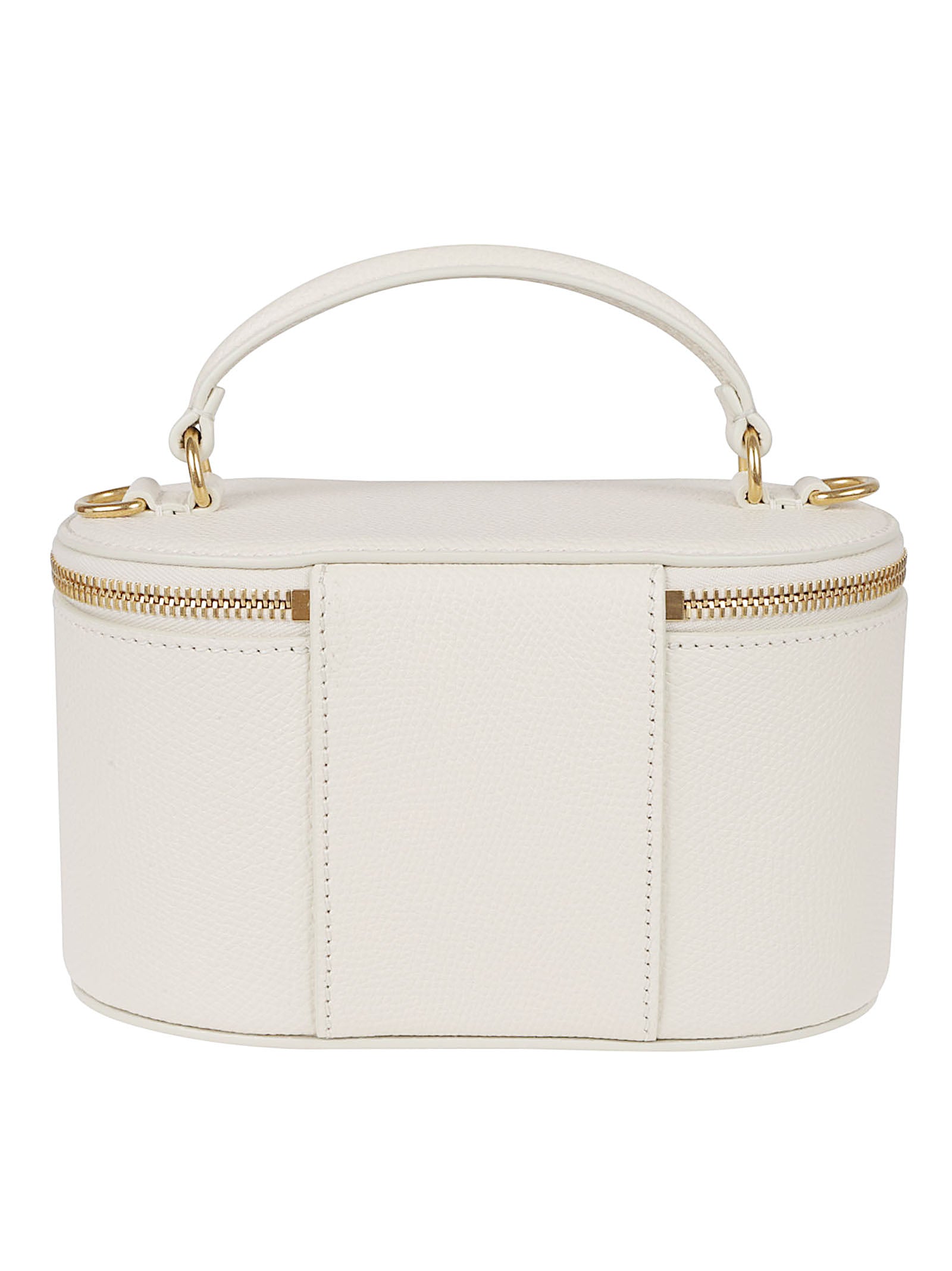 Textured Leather Mini Vanity Bag
