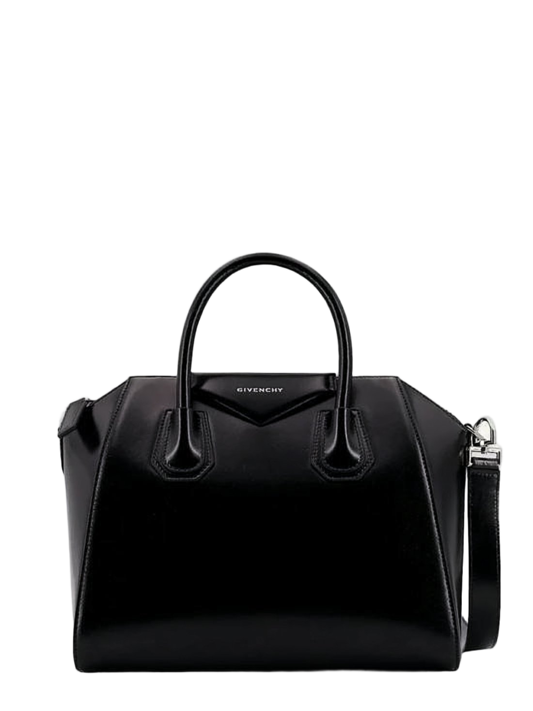 Structured Calf Leather Tote Bag