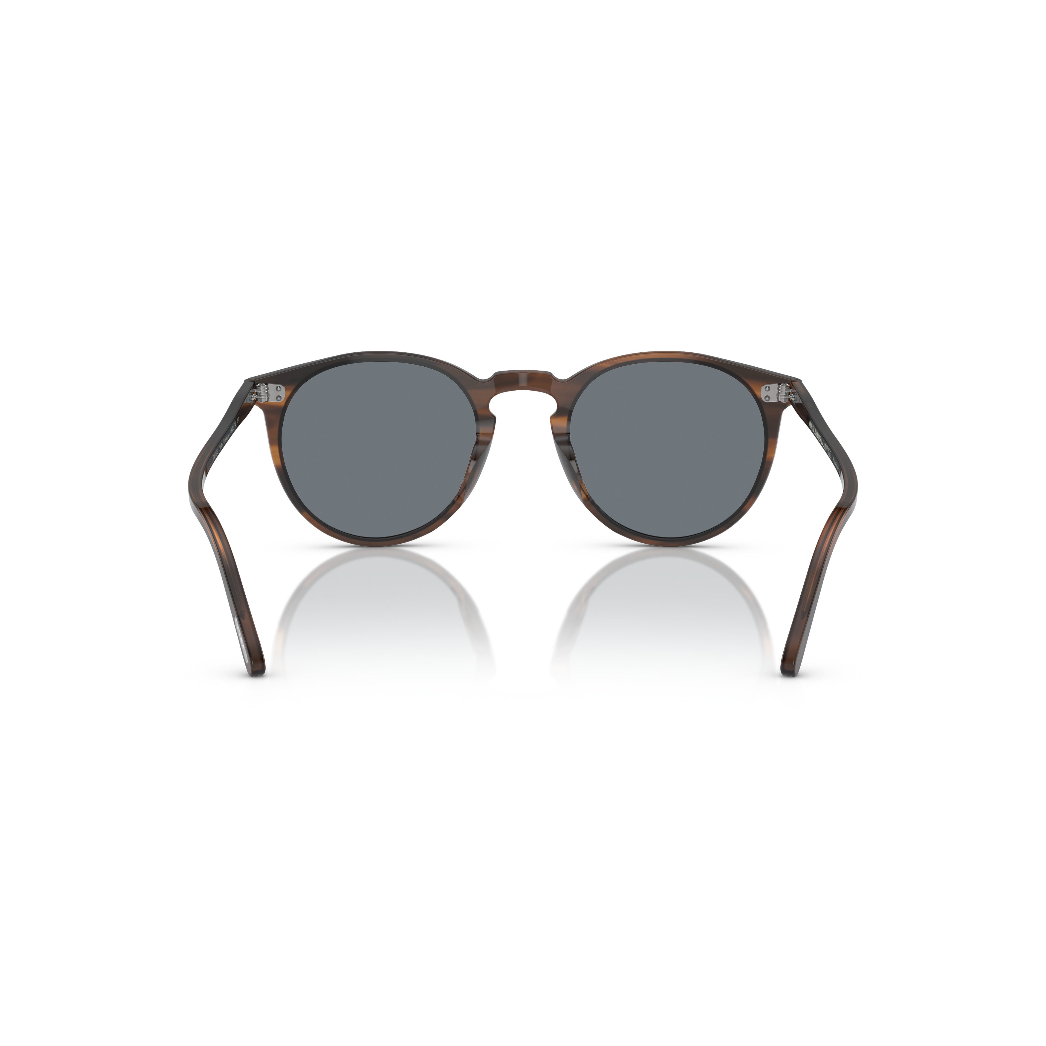 0ov5183s Round Tortoiseshell Acetate Sunglasses with Keyhole Bridge