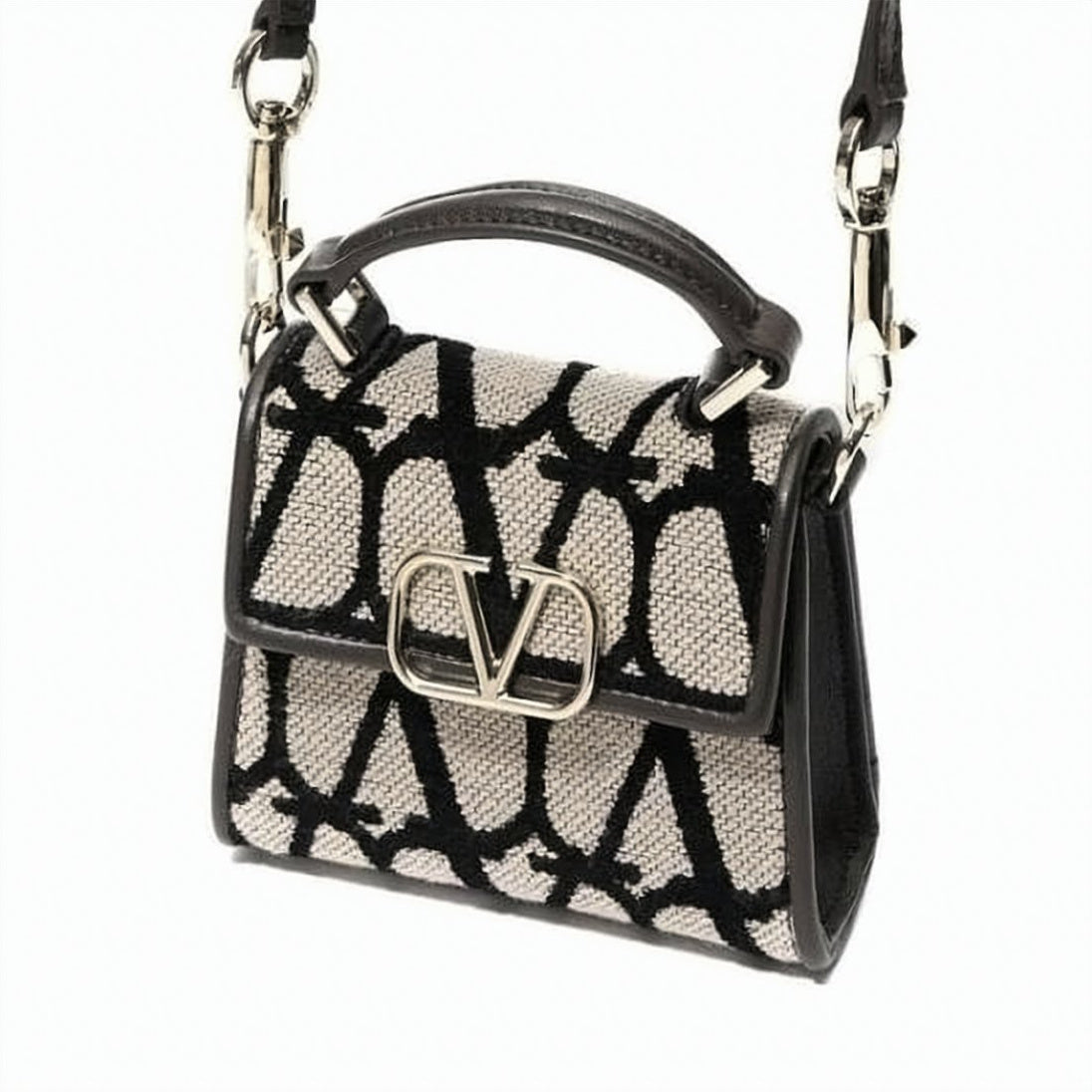 Structured Tote Bag with Textured Fabric