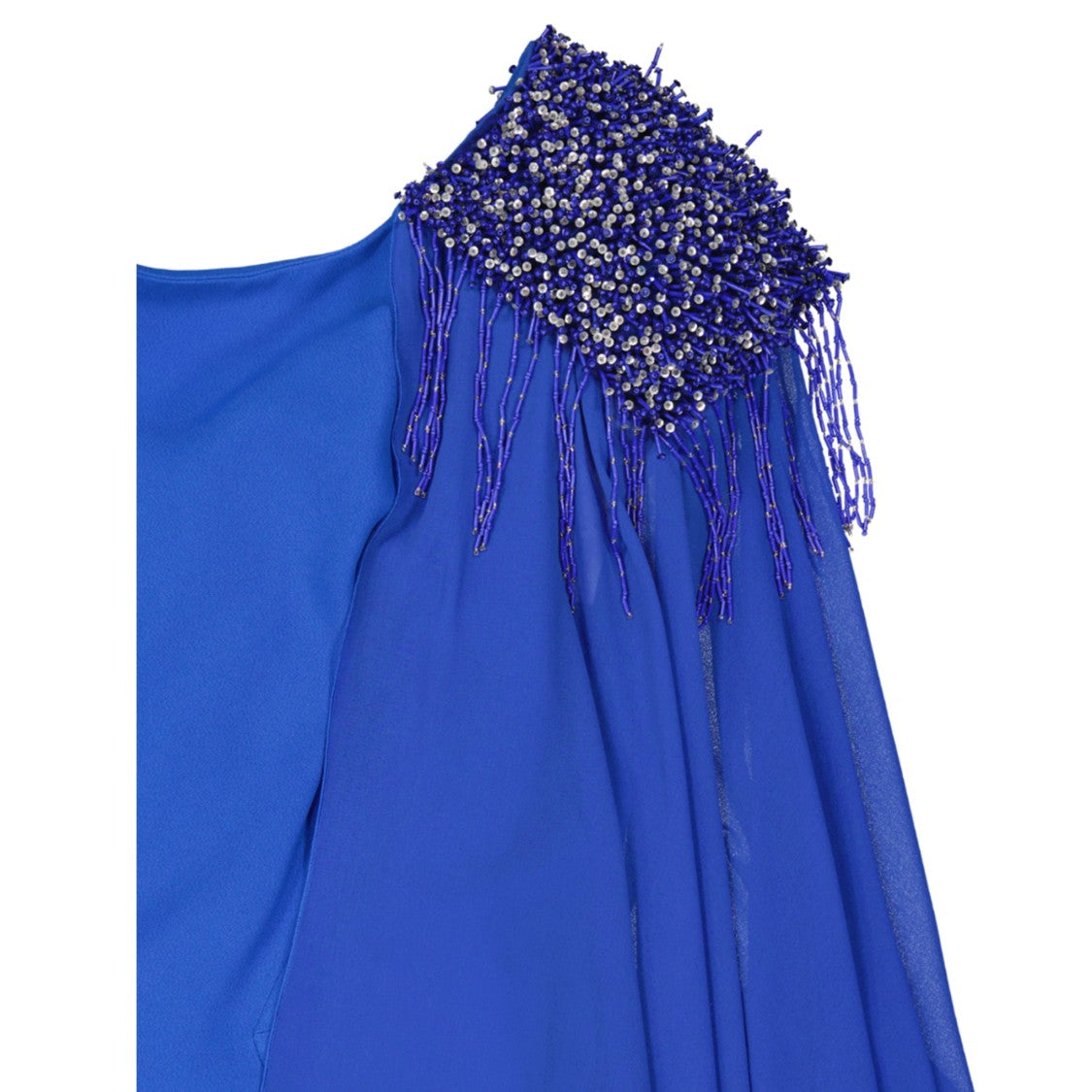 Beaded Shoulders Dress