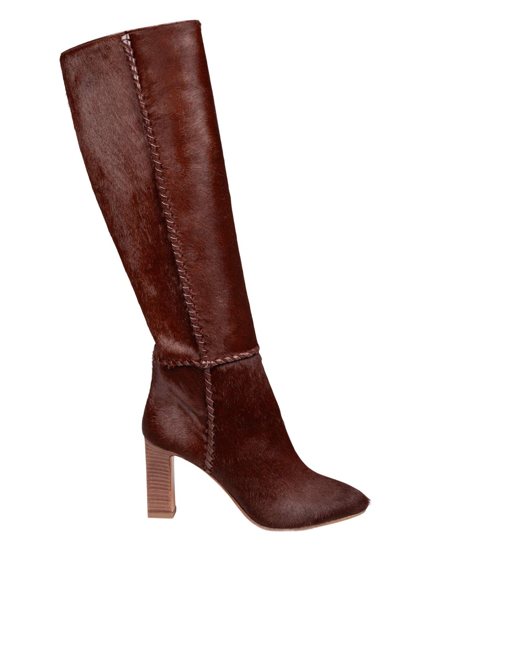 Brown Indy 85 Ponyskin Boots