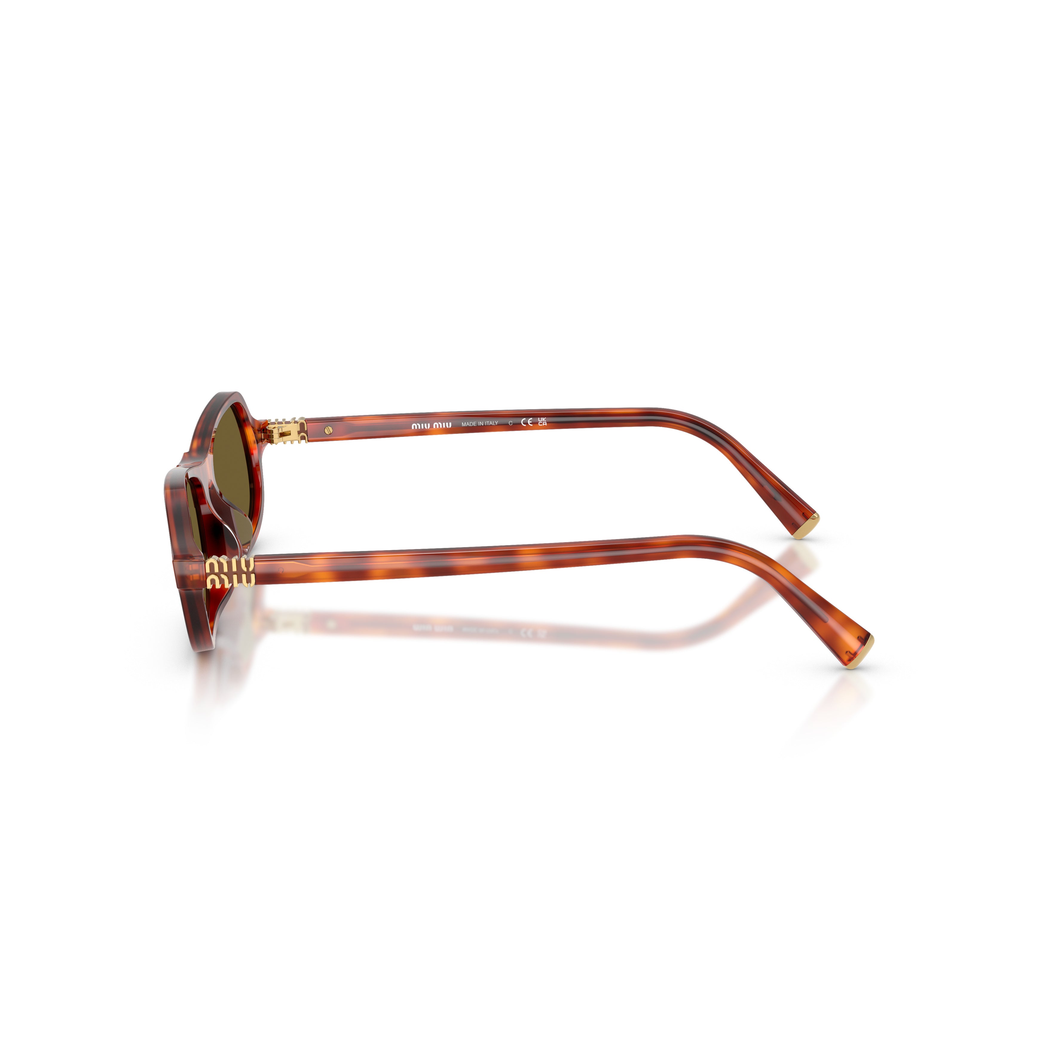 0mu B10su Rectangular Tortoiseshell Sunglasses