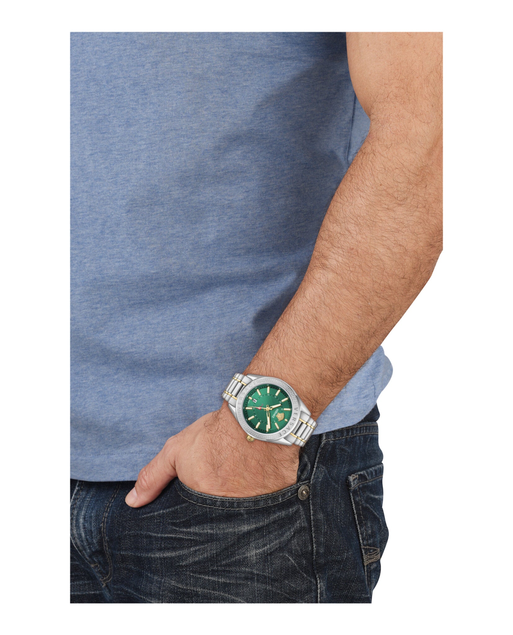 V-Code Gmt Bracelet Watch
