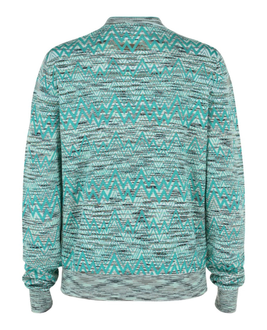 Oversized Zigzag Sweater