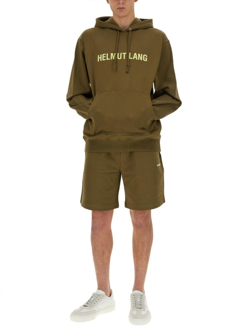 Crewneck Sweatshirt With Bold Logo Detail