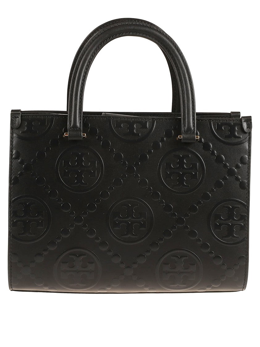 Medium Tote Bag In Embossed Leather